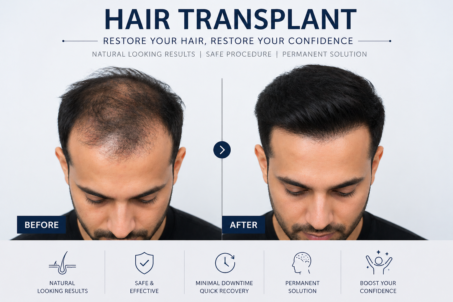 Natural hairline planning and hair transplant consultation at Avenza Gurgaon