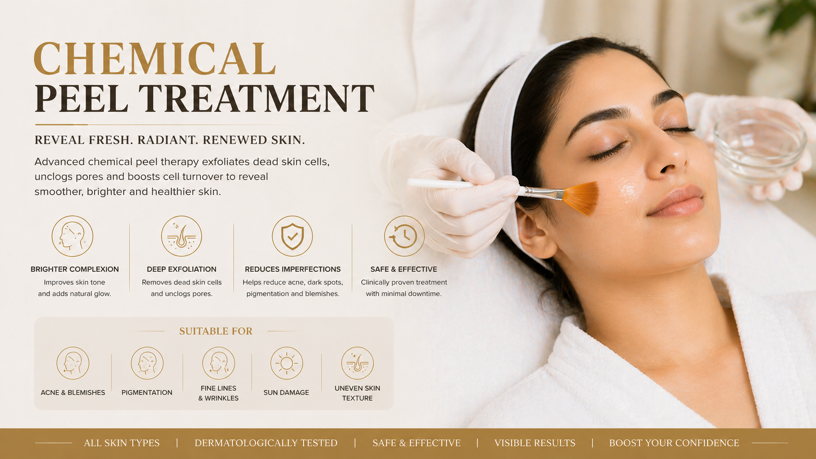Chemical peel treatment consultation at Avenza in Sector 48 Gurgaon