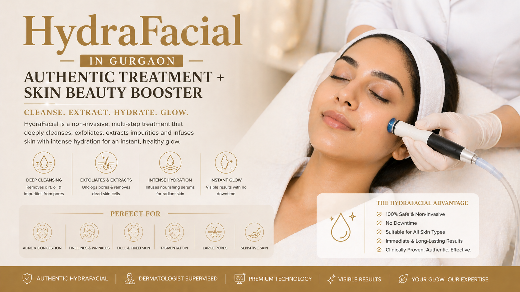 HydraFacial skin consultation and treatment at Avenza in Sector 48, Gurugram