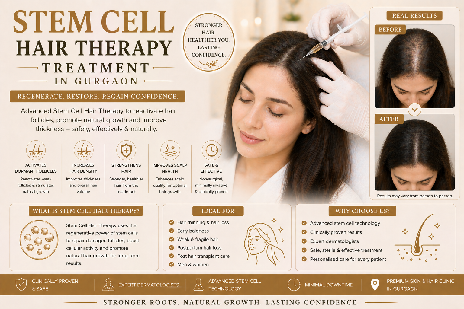 Hair regenerative therapy consultation at Avenza in Gurgaon
