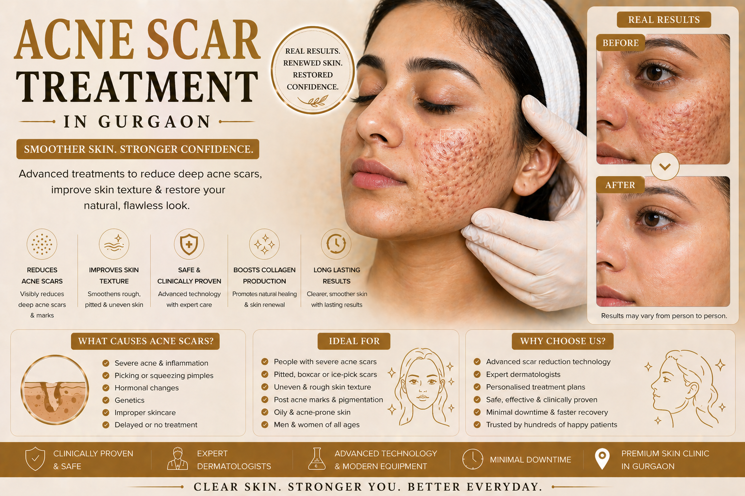 Acne scar treatment consultation at Avenza in Sector 48 Gurgaon