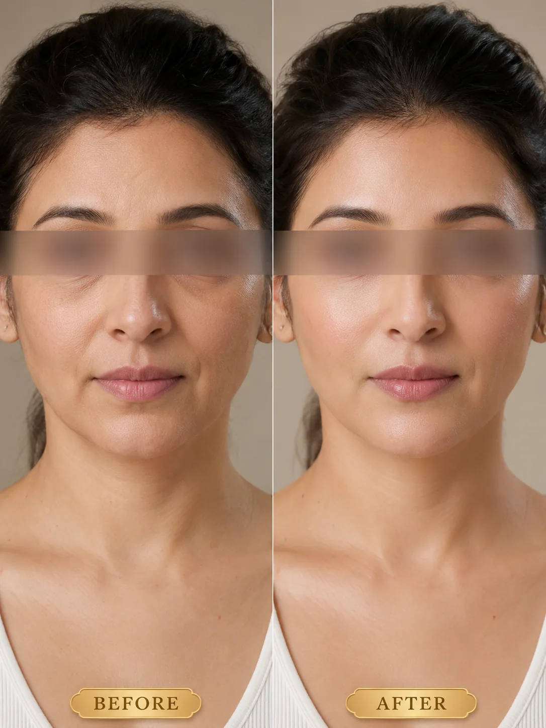 Anti-Ageing Care before and after result