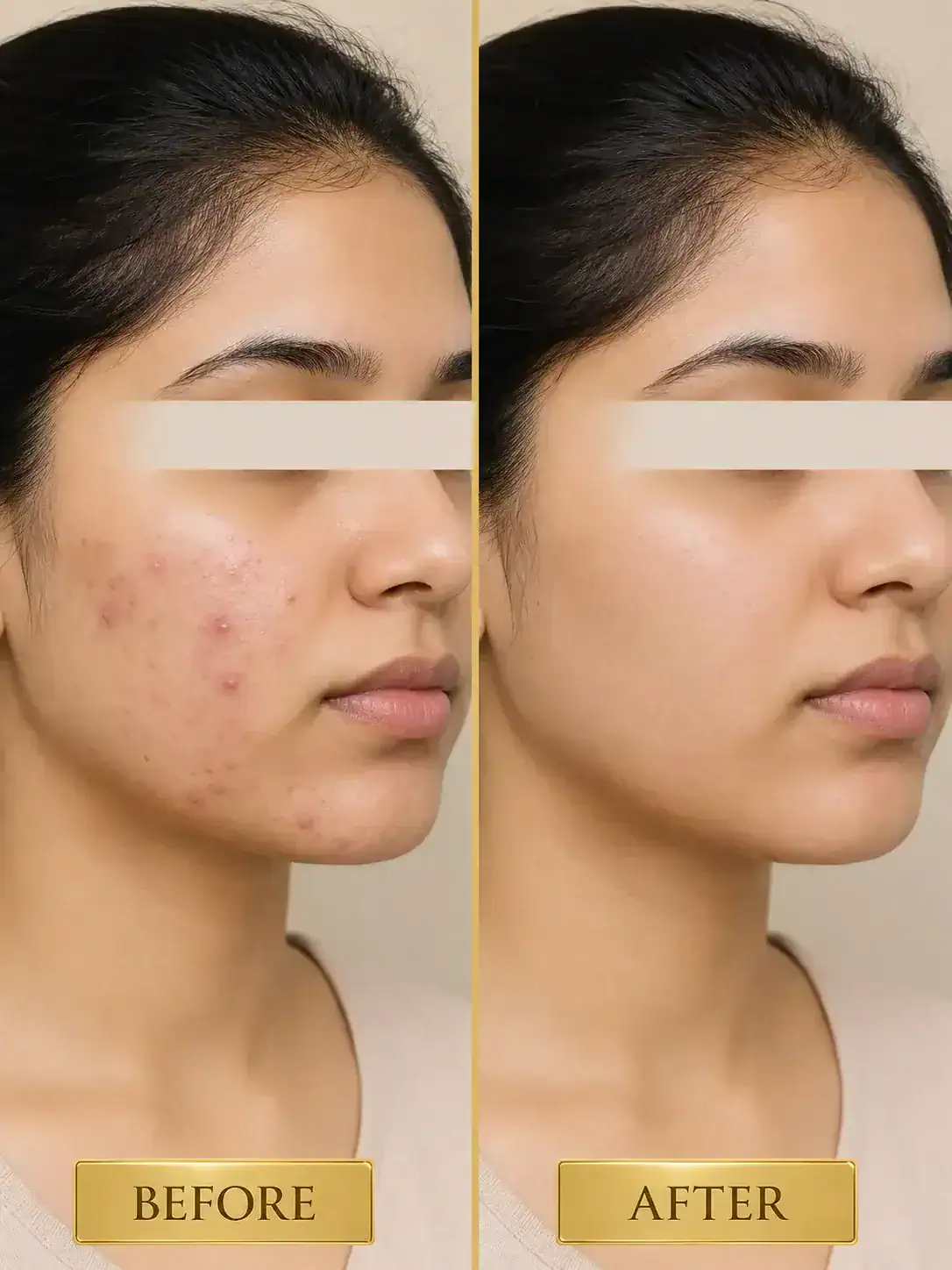 Acne Treatment before and after result