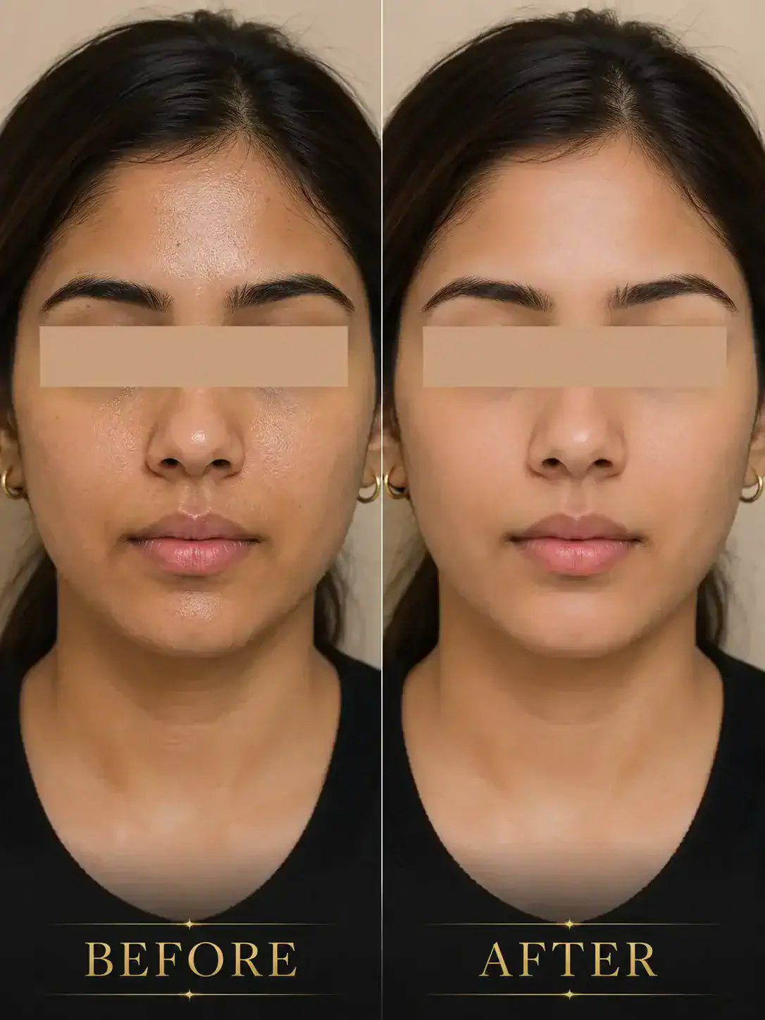 Open Pores Care before and after result